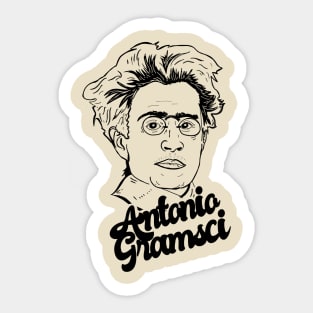 Antonio Gramsci 80s Style Classic Sticker